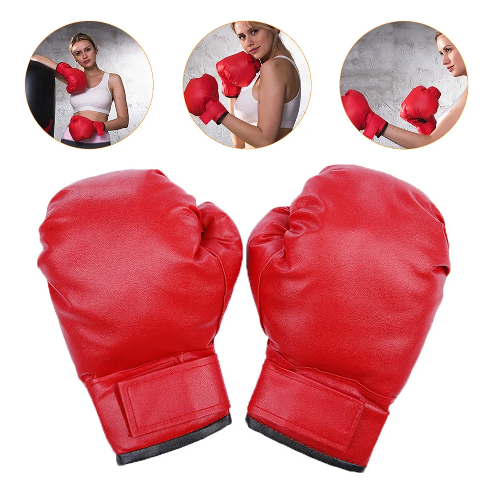 

Gloves for Kids Boxing Accessory Portable Thai Kickboxing Wear-resistant Red Child