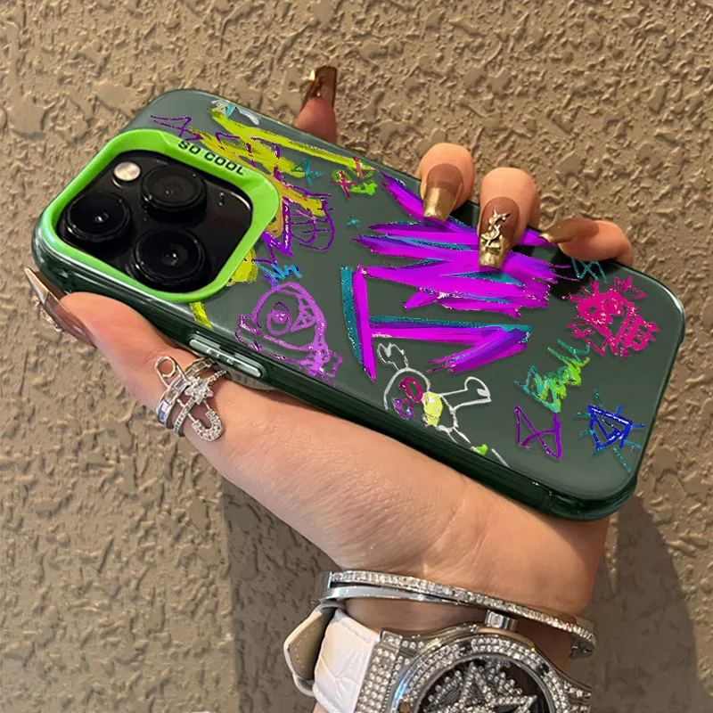 Graffiti Arcane Jinx Phone Case – Vibrant Matte Back Cover