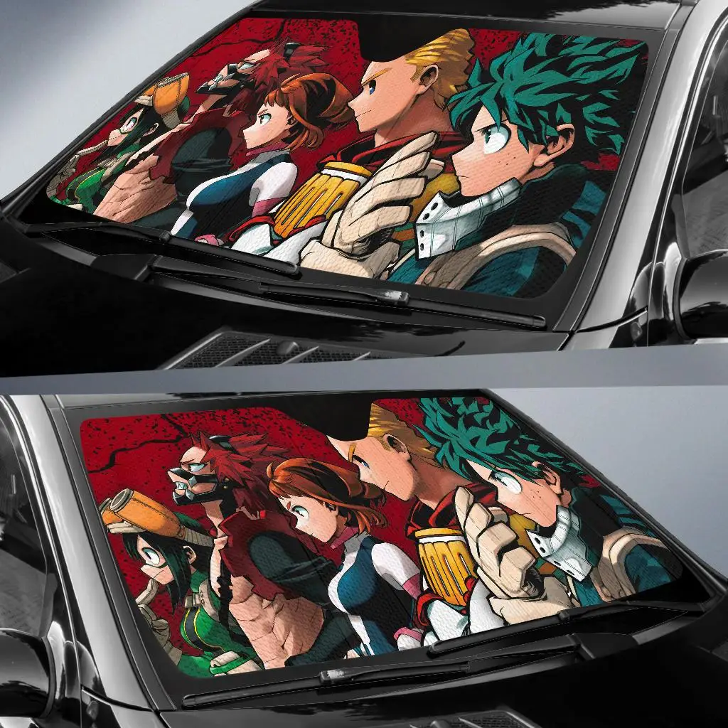 Pare-soleil de voiture, style Boku, cadeau pour Fan de Manga My Hero  Academia, H051520 - AliExpress