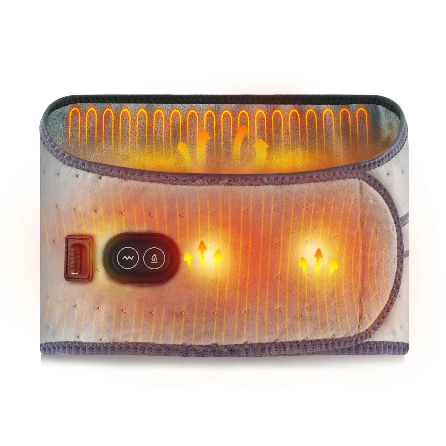 

Heating Back Massage Belt Electric Infrared Waist Massager Warm Hot Compress Lumbar Back Support Brace Pain Relief Health Care