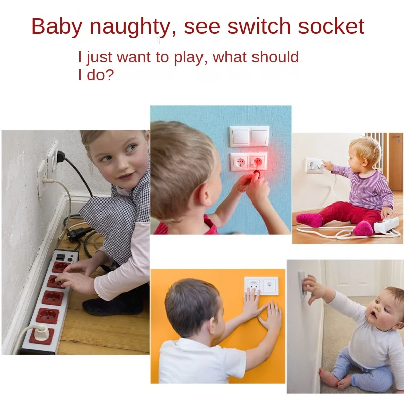 10pcs Safety Socket Protective Cover Baby Anti-electric Shock Infant Plug Cover socket covers