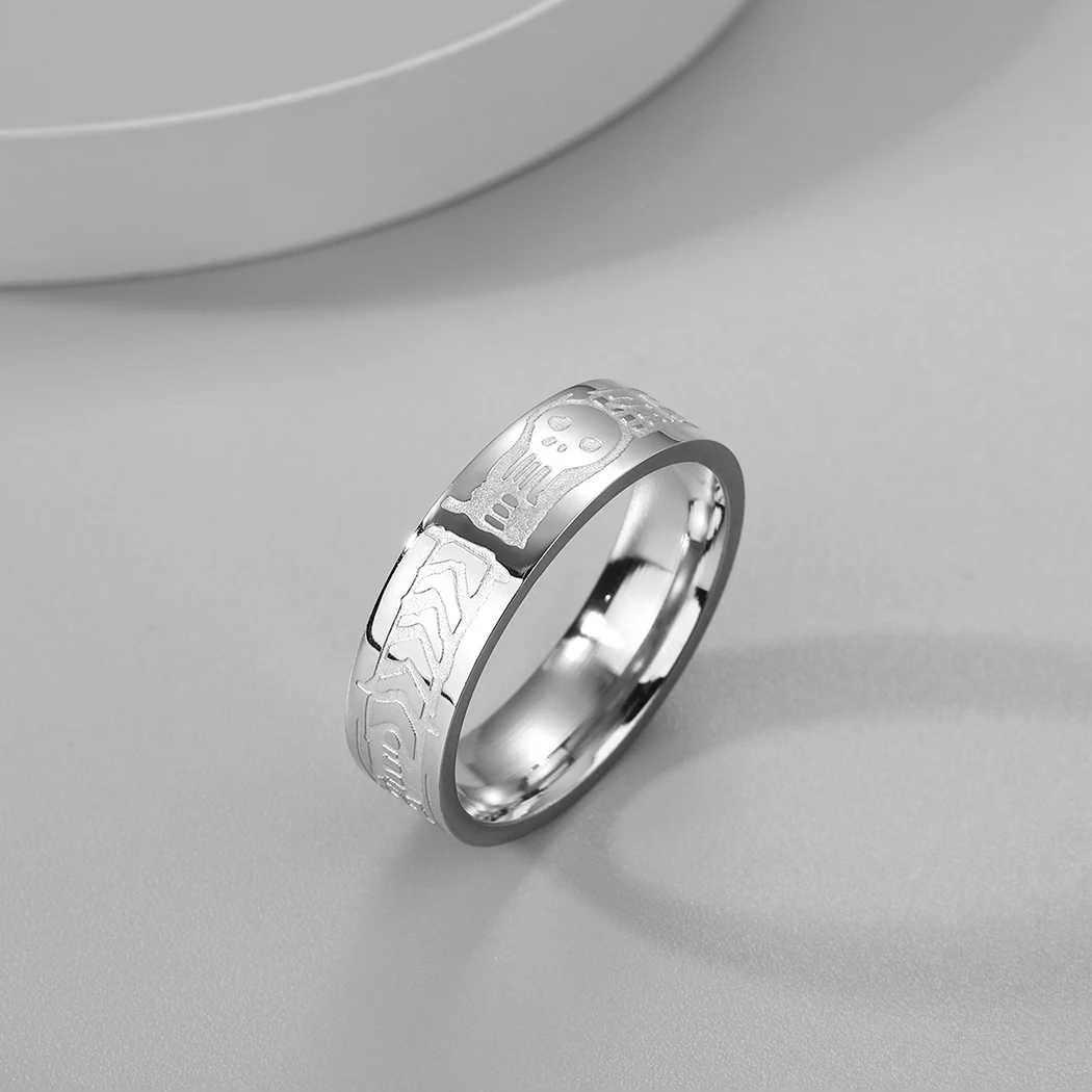 Joyería Unisex Taffstyle Anillo Acero Inoxidable Taffstyle - Unisex | Múltiples Tallas Y Colores | 3-8 Mm Ancho Regalo Pareja Elegante