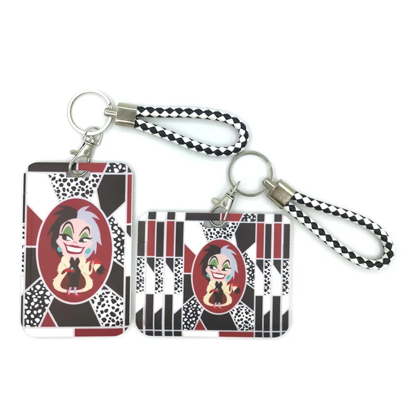 101 Dalmatians Cartoon Cute Credit Card Holder Lanyard Women Men Kid Student  Badge Reel Id Name Bus Clips Card Badge Holder