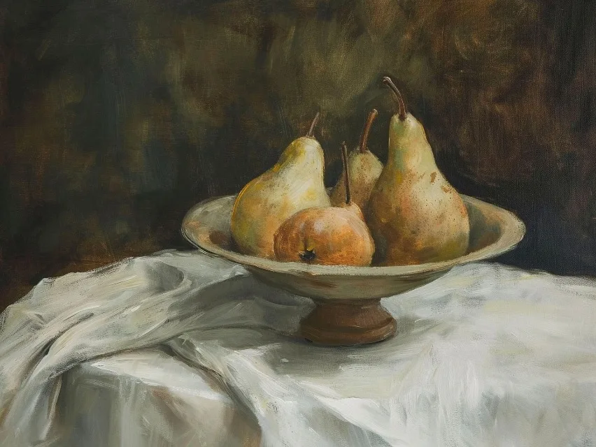Gourmet Fruit Still Life Canvas Wall Art