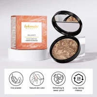 Brighten Color Correcting Powder Foundation Buildable Light to Medium Coverage Demi Matte Natural Finish Color Correcting Makeup 2