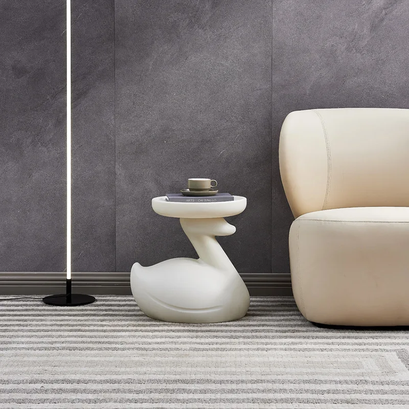 

Nordic Swan Coffee Table Modern Design Simple Home Creative Small Coffee Table Art Fashion Living Room Salontafel Home Furniture