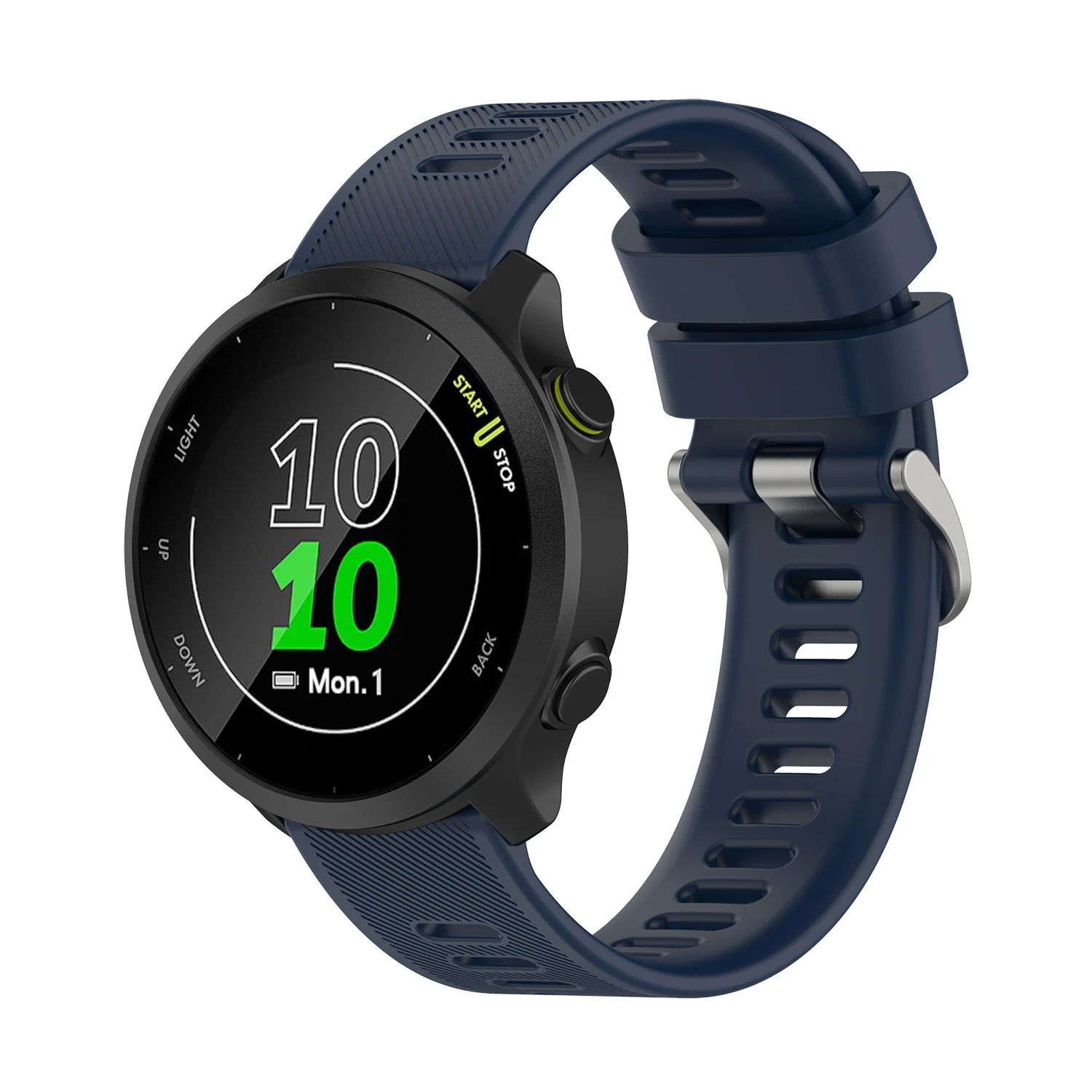 Silicone Watch Band for Garmin Forerunner 55 158 245 645 165 Music Strap 20MM Bracelet for Venu 2 Plus/SQ/Vivoactive 3 Wristband
