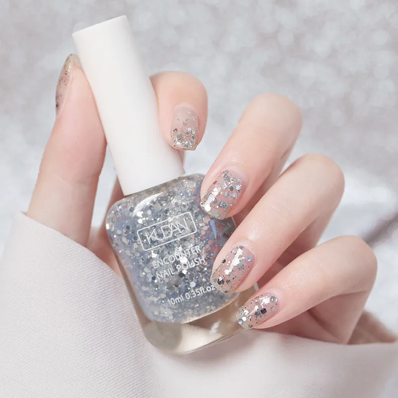 40 Colors Nail Polish No-bake Long Lasting Water-based Tearable Quick Dry Not Easy To Fade 10ml Semi-permanent Varnish Nail Art_voghion.com