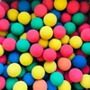 10Pcs 5.5cm Racquet Ball Squash Low Speed Rubber Hollow Balls Training Competition Ball 5mm High Elasticity Bouncing Balls 6