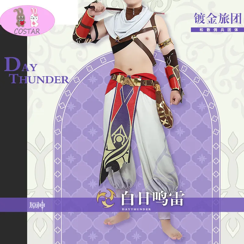 

COSTAR Genshin Impact The Eremites Day Thunder Cosplay Costume Halloween Party Outfit Game Suit Role Play Anime Women Men