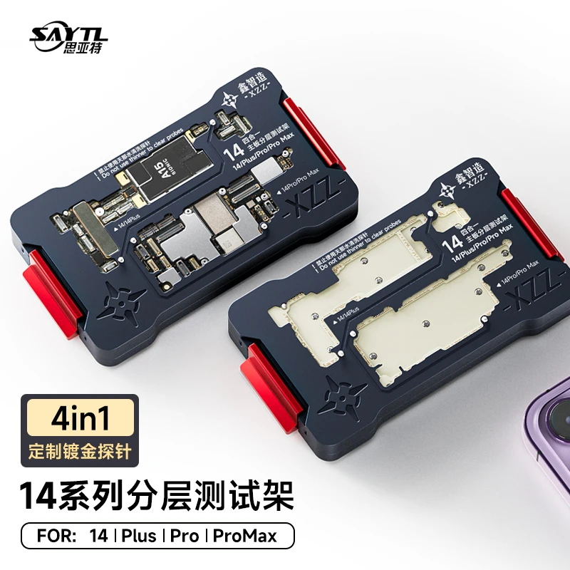 

Приспособление для тестирования материнской платы для iphone 14 14plus 14pro Max, тестер материнской платы верхней/нижней средней рамки, функциональное тестирование