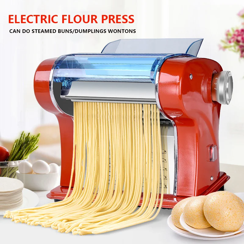 Machine à PâTes En Acier Inoxydable,La Machine à PâTes Pour Les PâTes  FraîChes,Machine PâTes éLectrique 135 W Pour Usage Domestique Et  Commercial,Sortie 5 Kg/H,Red : : Cuisine et Maison