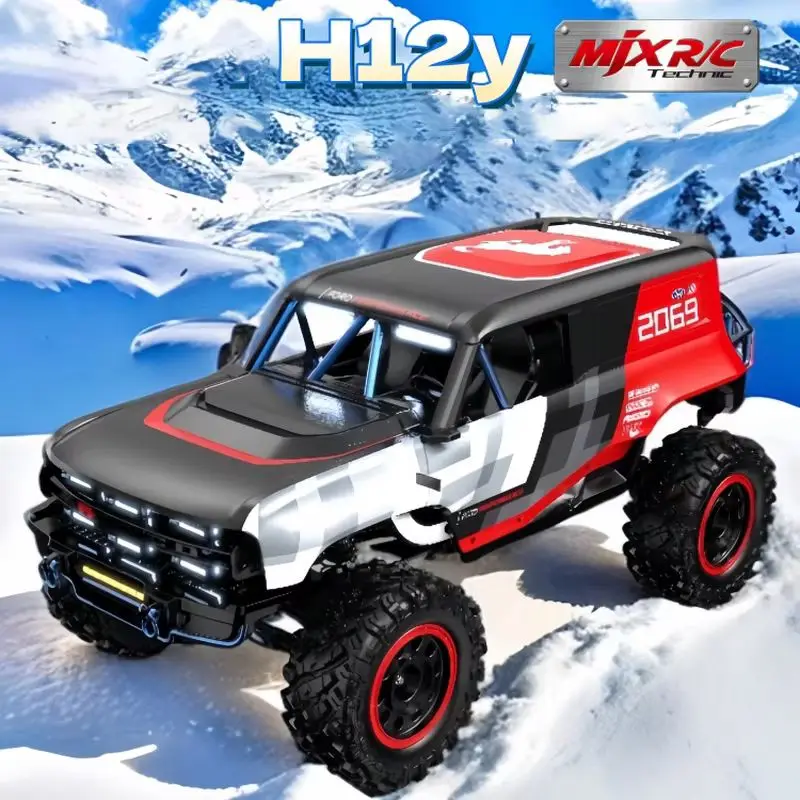 MJX 1:12 H12P 브러시리스 고속 원격 조종 자동차 전문 RC 클라이밍 카 4WD 오프로드 차량 RTR 소년 선물
