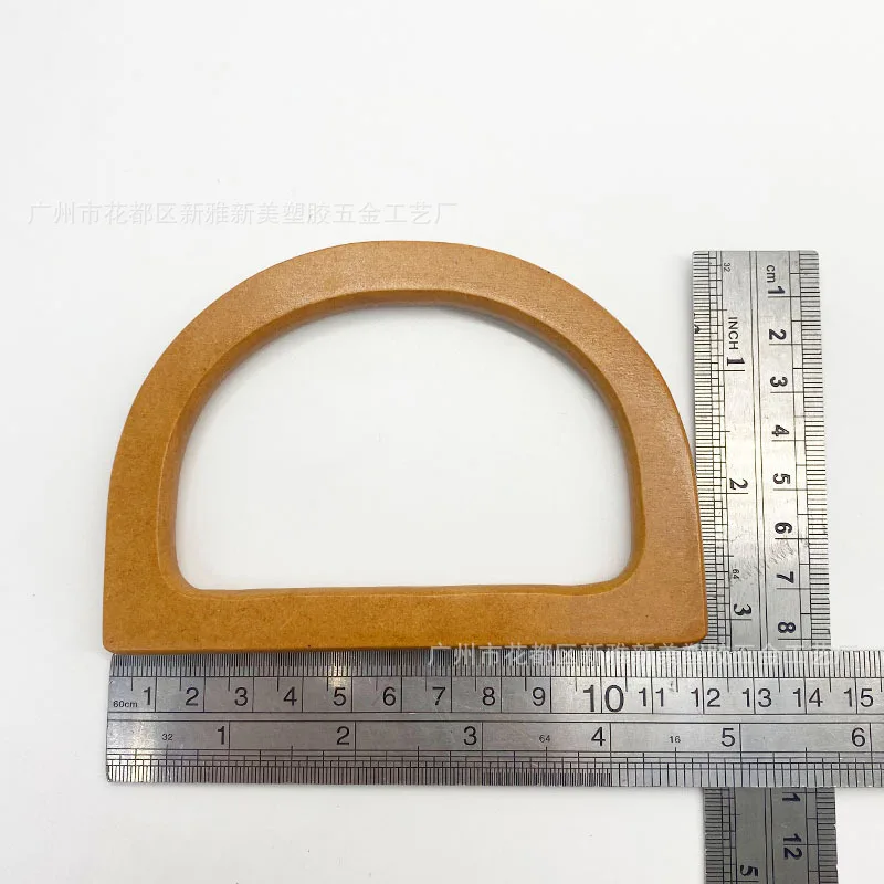 10pcs Wooden Bag Handles Shoulder Bag Strap Handbag Band Handle Gift Box Handle DIY Purse Luggage Handcrafted Accessory