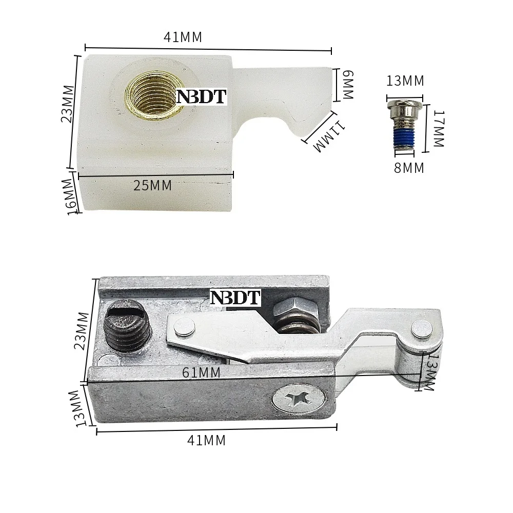 Zinc Spring Loaded Doorstop With Nylon Catch Hook For Conceal Door Closer Replacement Arm Bar Track Rail Sliding