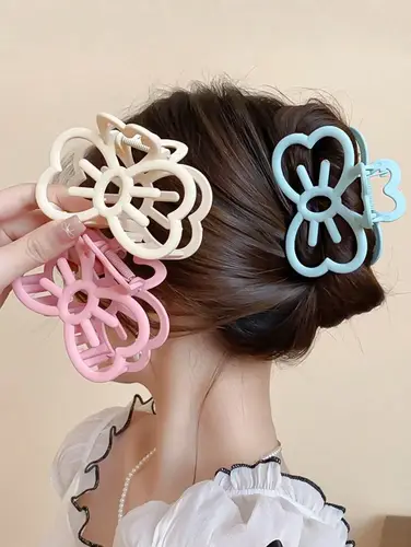 New Candy Color Cat Bow Hair Clip Plastic Claw Clip Fashion Crab Hair Clip For Girls Sweet Hair Claw Women Hair Accessories - Image 10