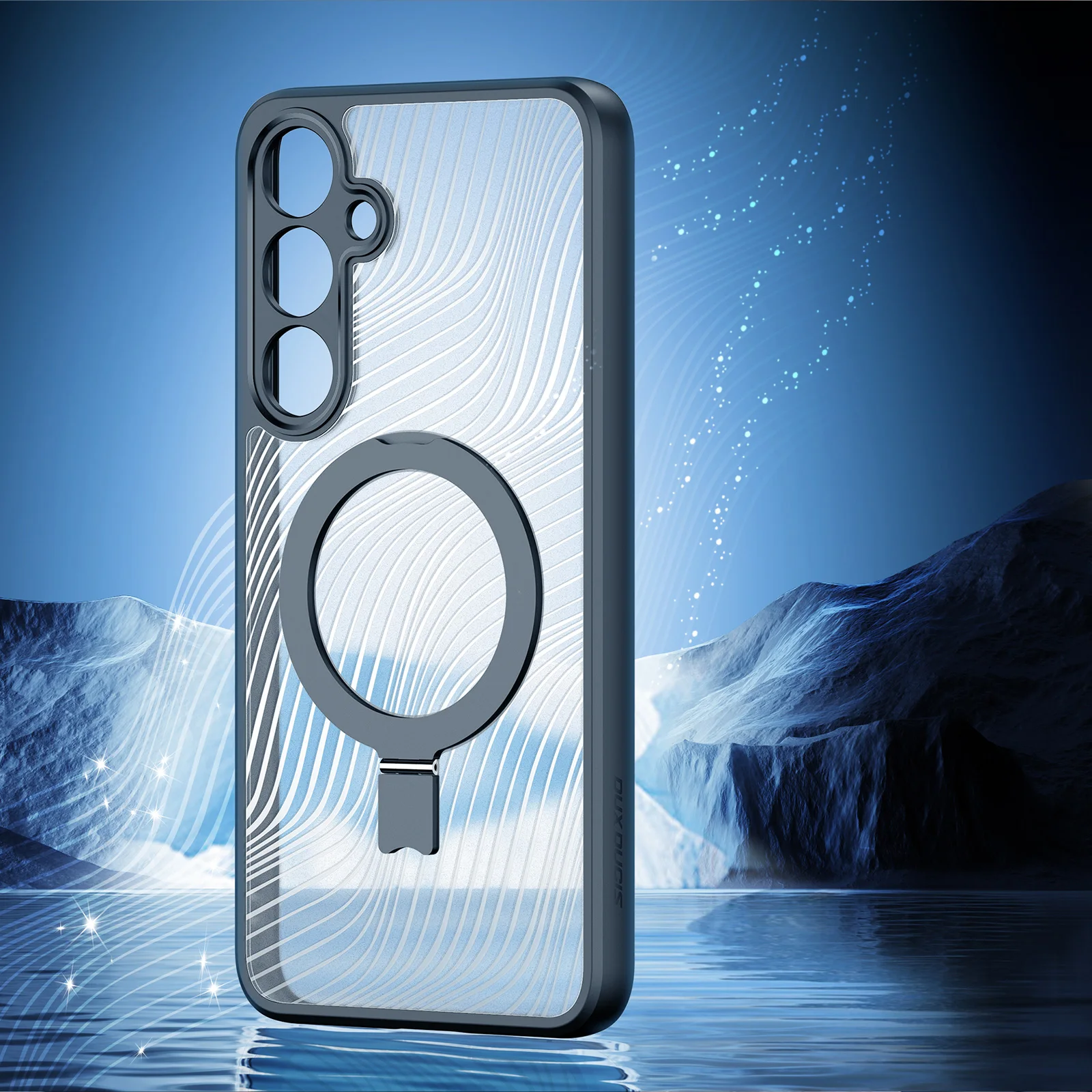 MagSafe Magnetic attraction Back Cover For Samsung Galaxy S24 Ultra S23 FE S24 Plus Phone Case Fall prevention TPU+PC HD Clear