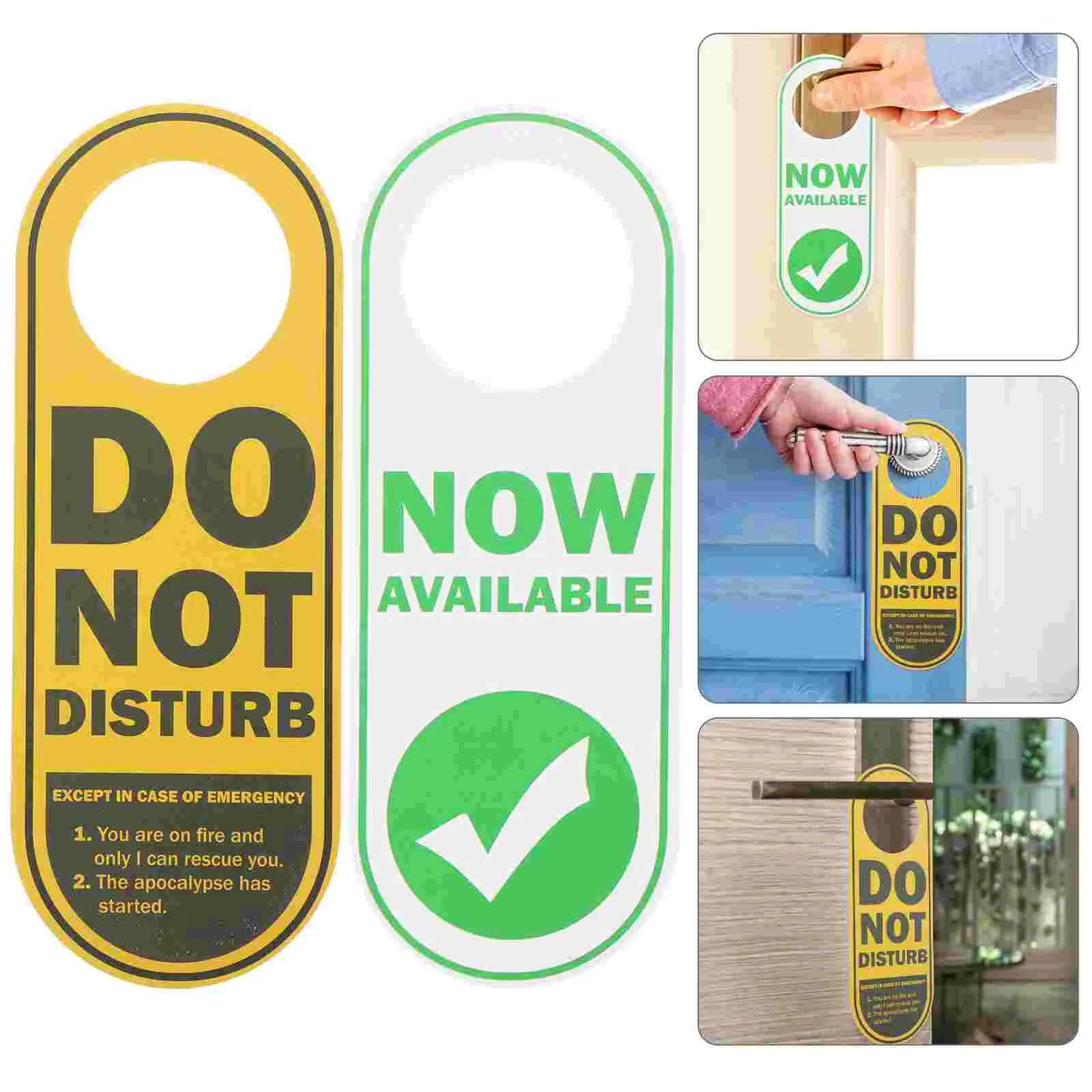 

Double Sided Door Listing Not Disturb Office Handles Hanger Sign Now Available Pvc Hanging