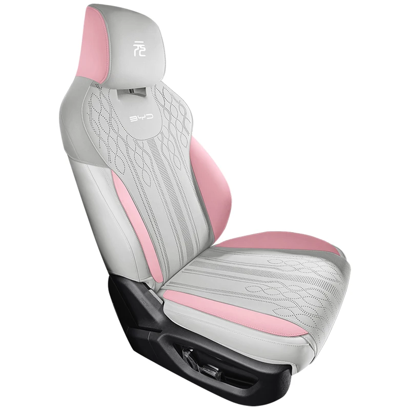 Accesorios de coche personalizados con cojín de asiento de gamuza, semicubierto, 5 asientos para BYD Yuan UP 2024