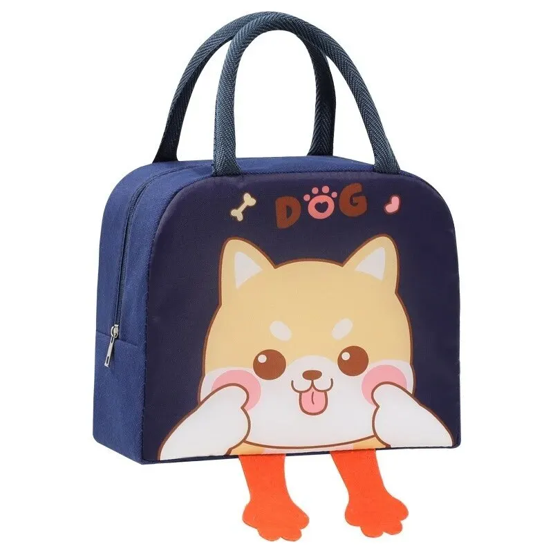 Shiba Inu Outdoor Picnic Portable Portable Lunch Bag with Rice Insulated Lunch Box Bag 5