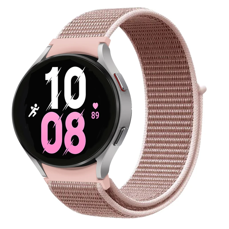 band For Samsung Galaxy Watch 6 5 44mm 40mm strap Watch 4 6 Classic 43/47mm 42/46mm No Gaps nylon loop bracelet Watch 5 pro 45mm