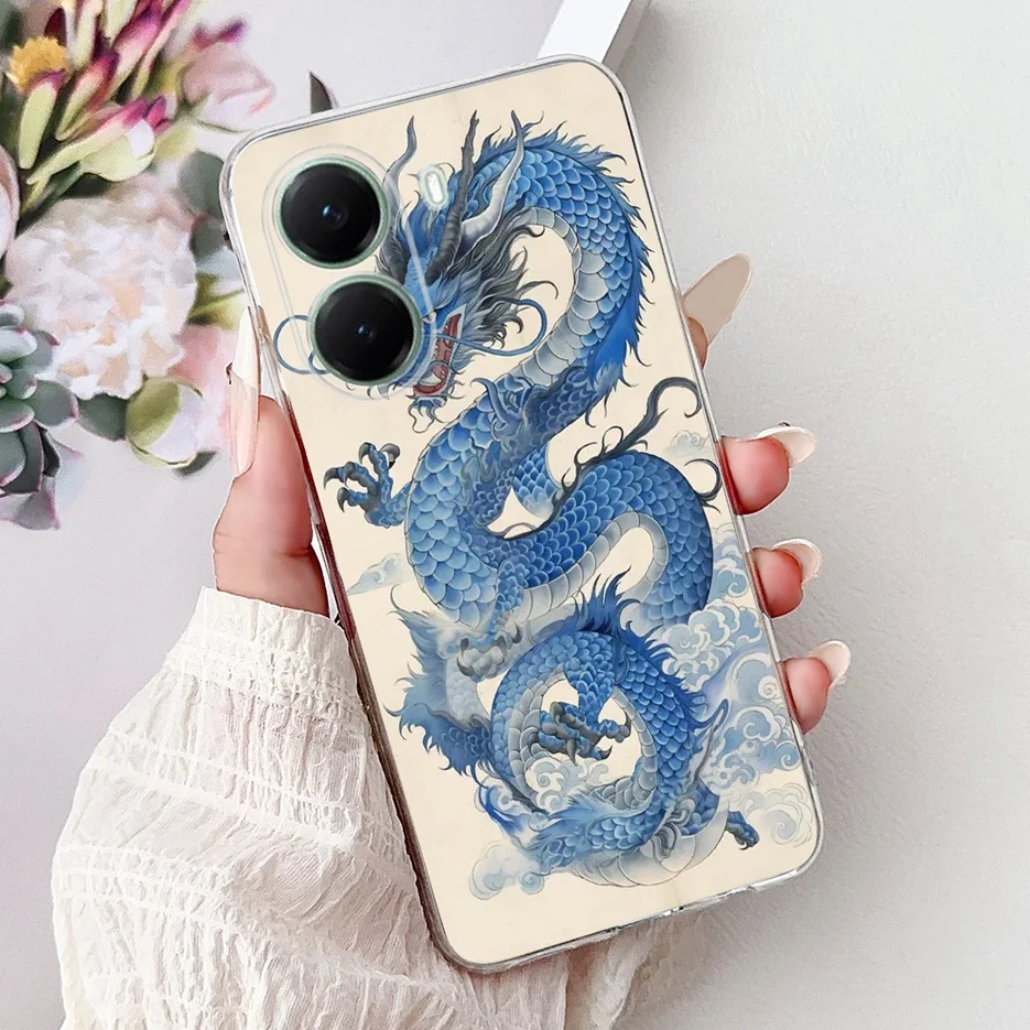 Stylish Painted Clear Silicone Soft TPU Phone Case Cover Shell Coque