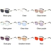 Y2K Shades Eyewear for Women & Men Rimless Rectangle Sunglasses Frameless Sun Glasses UV400 Protection Fashion Accessory 6