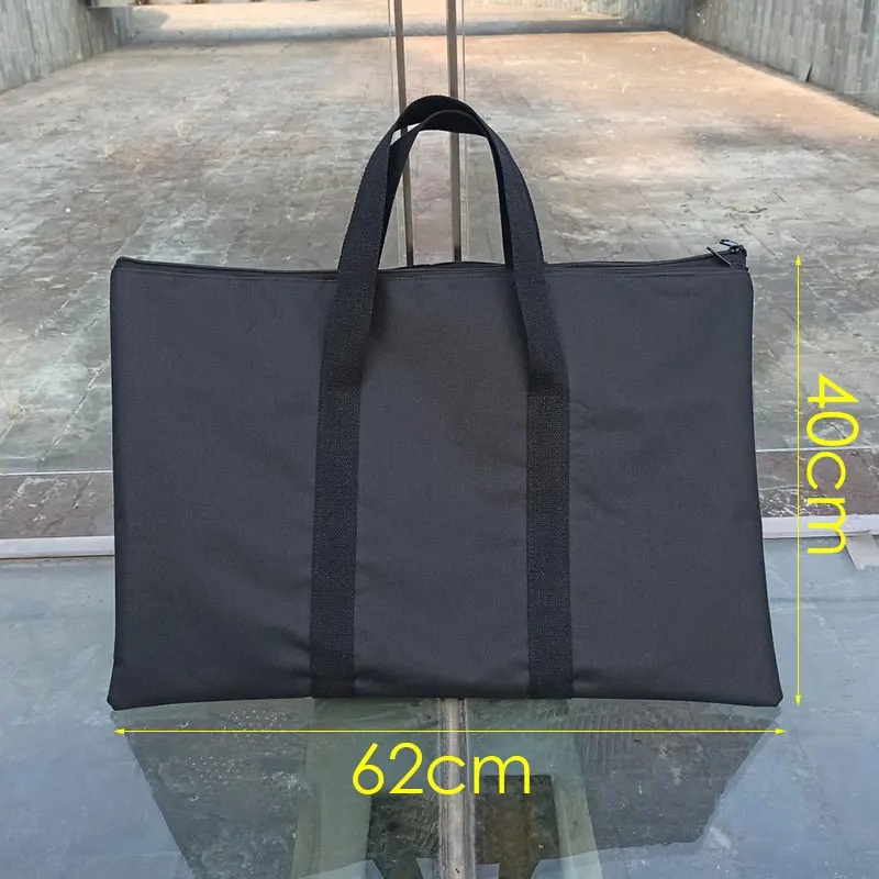 1X Music Sheet Stand Storage Bag Wear Resistant Zipper Carry Case Holder Pouch Thickened Canvas Bag Music Accessories
