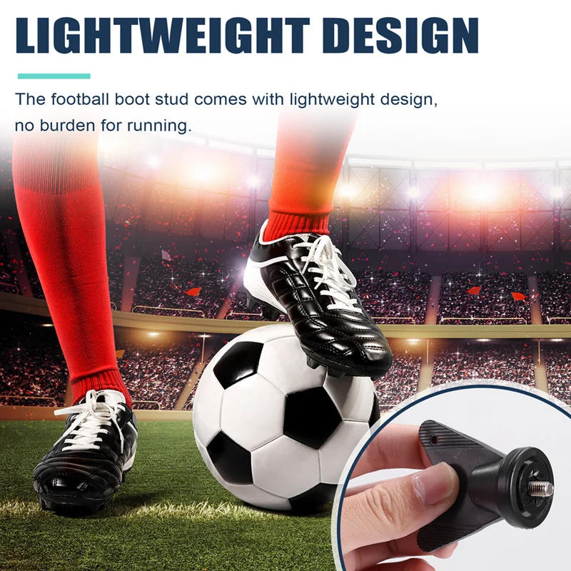 12Pcs Football Boot Studs Non Slip Thread Screw M6 Professional Replacement Spikes SG To AG For Adidas football boot studs