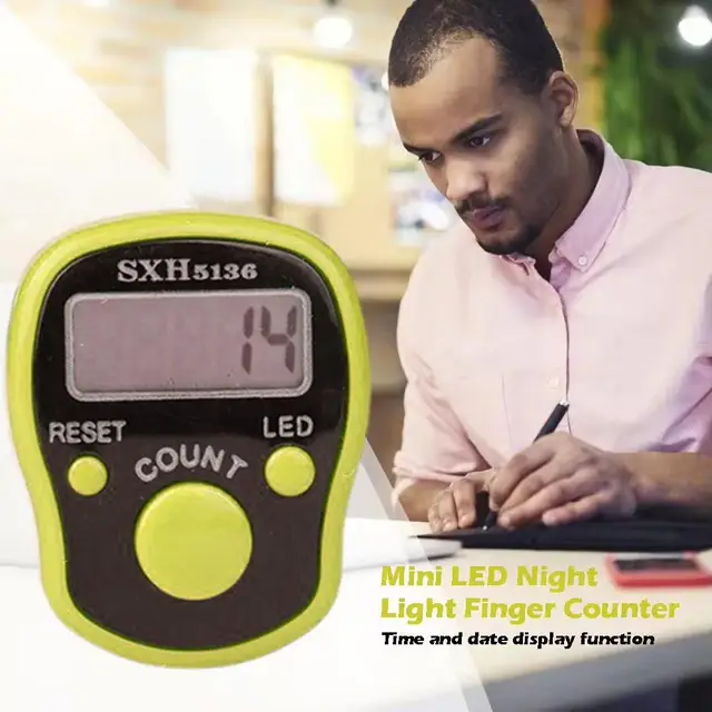 SXH5136 New Model 3203 Electric Finger Tally Counter With