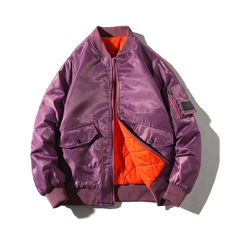 Coat Jacket Men's Loose Casual Fashion Autumn  Winter Letter Printing Korean Style Baseball Uniform Adult Four Seasons Universal