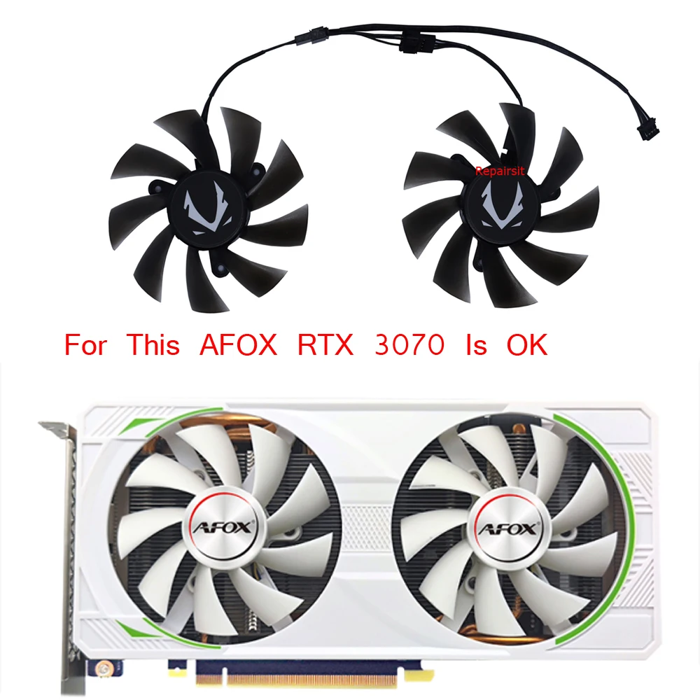 Description Picture 3 of itemPLA09215B12H,CF9015H12S,Grahics Cards Fan,For AFOX RX 580 570 2048SP,AFOX RTX 3070 White,ETHMINER 400 MINING,2Pcs/Set