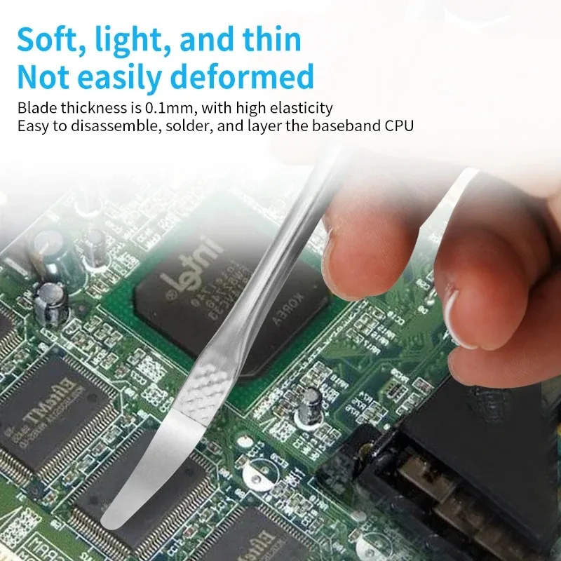 5/8PCS IC Chip Repair Thin Blade PCB Motherboard Repair Knife CPU Remover BGA Maintenance Knife Remove Glue PC Cell pcb repair knife