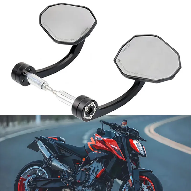 Universal-Motorcycle-7-8-22mm-Rearview-Handle-Bar-End-Mirrors-For-BMW ...