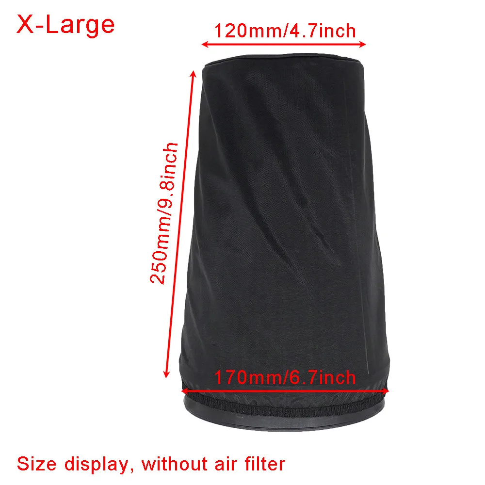 Kuuleyn Universal Air Filter Cover, Small, Protects High-Flow Air Intake Filters