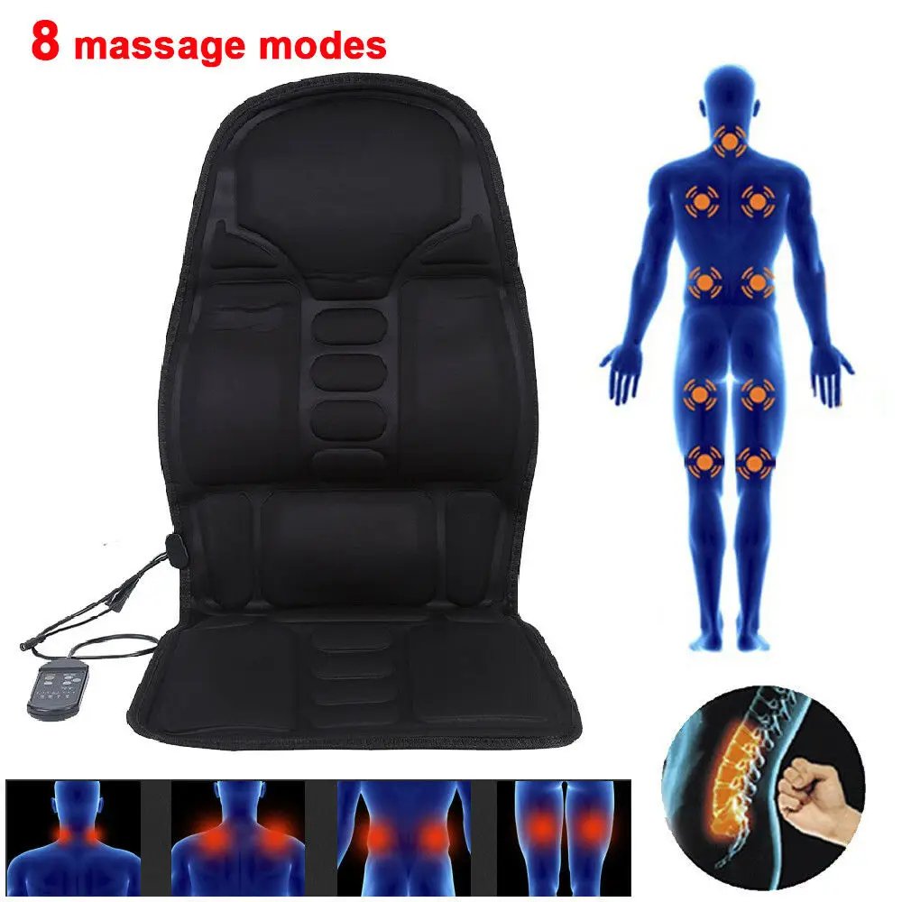 Full Body Massager Car Interior Accessories Breathable Universal Practical Car Supplies Massage Cushion Durable Car Cushion Soft 3