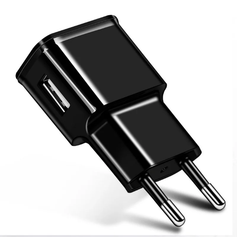 10 pièces/lot Adaptateur de chargeur USB mural de voyage 5V 2A avec prise EU pour Samsung S5 S4 S6 Note 3 2, pour iPhone 7 6 5, HTC, Huawei, Xiaomi
