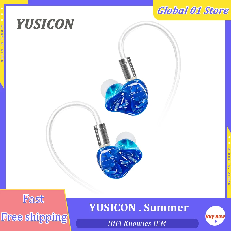 

Reecho Summer 1BA HiFi наушники-вкладыши Knowles, сбалансированная арматура, IEM 5N, бескислородная медь, 2 контакта, 0,78 мм, съемный кабель, наушники