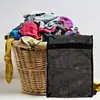 8 Pcs Produce Black Laundry Bag Travel Garment Mesh Net Polyester Sock Bags for 2
