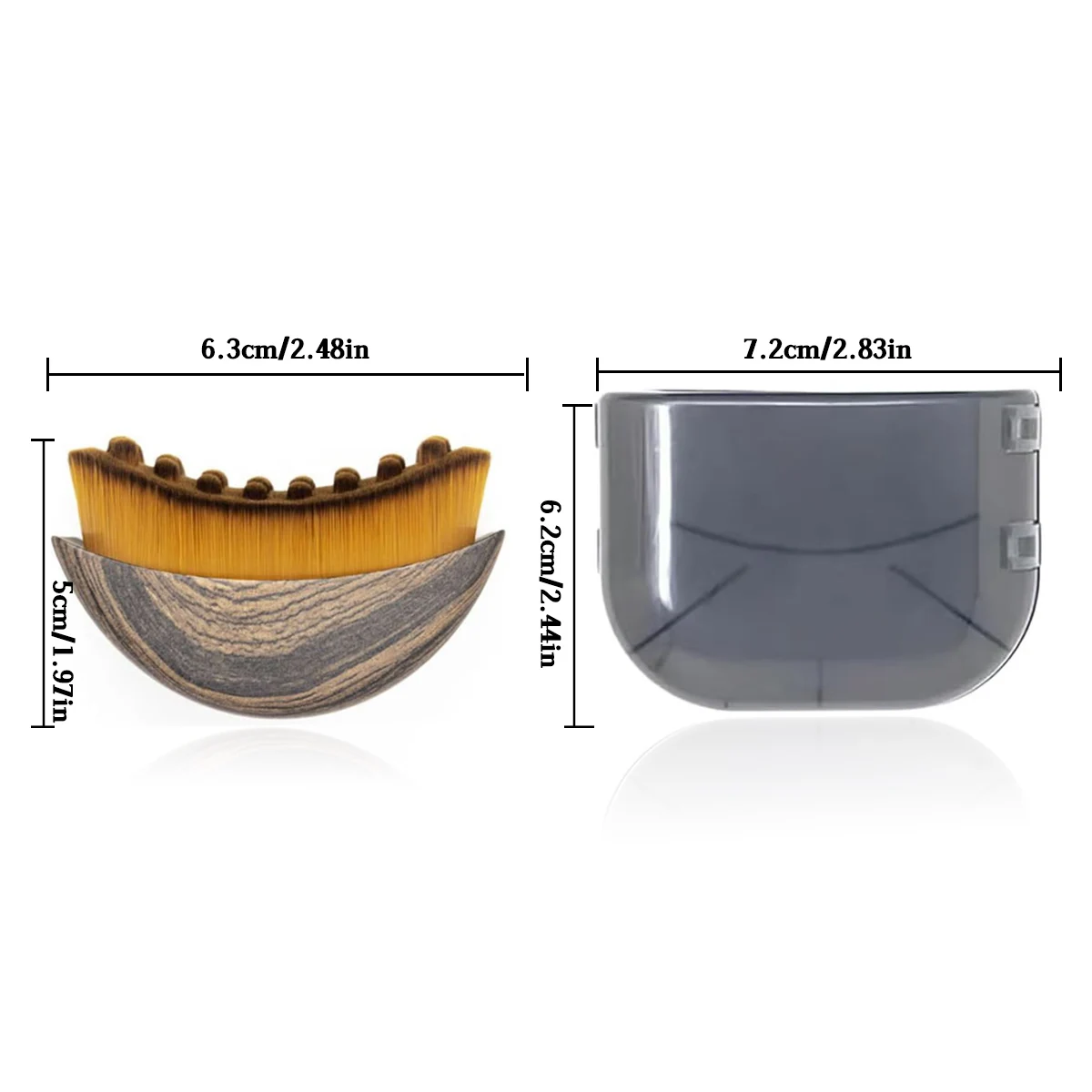 Nouvelle brosse de massage lymphatique avec boîte de rangement pour stimuler et redessiner le contour du visage_voghion.com
