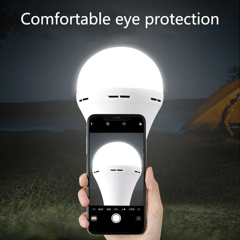 Rechargeable High Brightness LED Bulb Lights