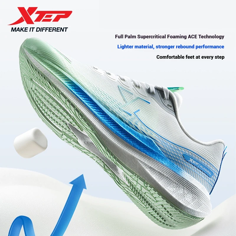 Xtep Kunpeng Men's Running Shoes 2025 Summer Lightweight
