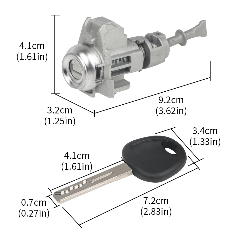 Front Door Lock - Front Door Lock Barrels Left Right Locking Cylinder Keys Fit For Ford Courier/Fiesta/KA : Buy Online At Best Price In KSA - Souq Is Now - View #10