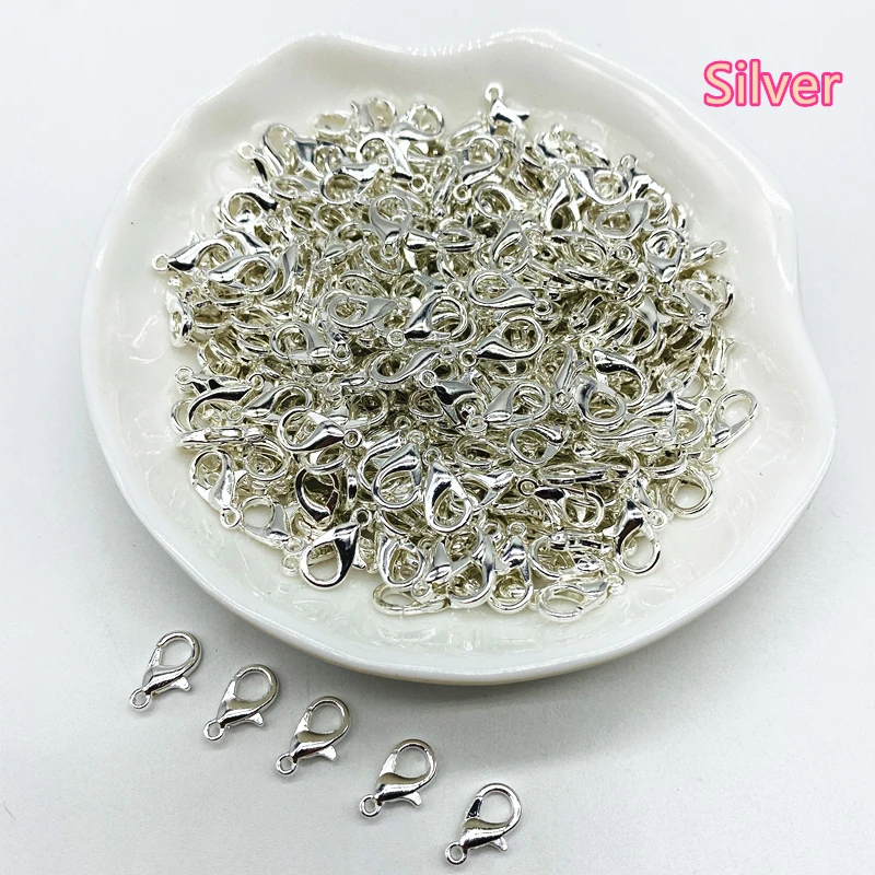 Versatile Plated Alloy Lobster Clasp Hooks