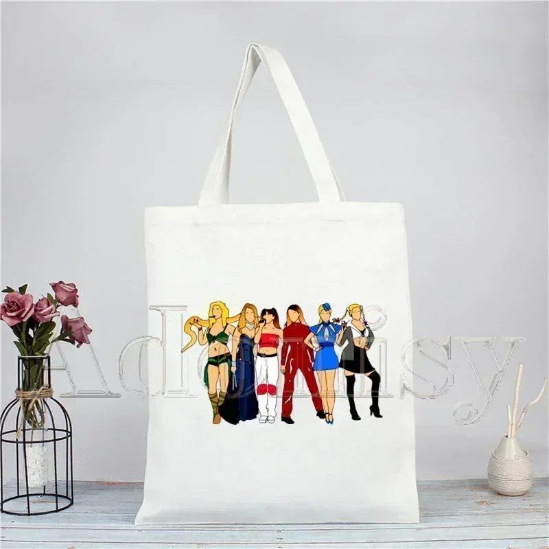 Singer Britney Spears Beautiful Photo Shopping Bag Shopper Eco Canvas Cotton Shopper Bolsas De Tela Bag Shoping Reusable Sacolas