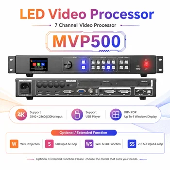Amoonsky 4K Multi-Window LED Video Processor AMS MVP500 7 Channel HD DVI USB Broadcast Conference 1