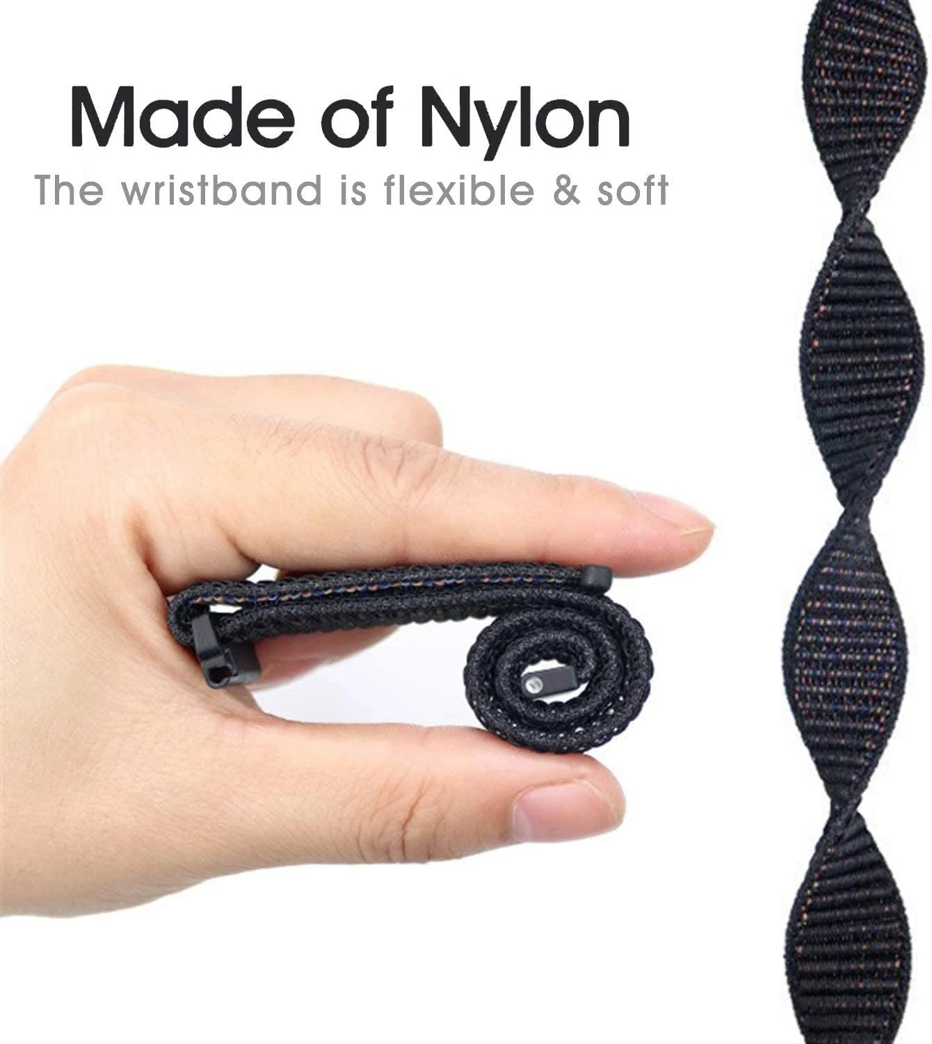 Colorful Nylon Loop Sport Wristband Bracelet