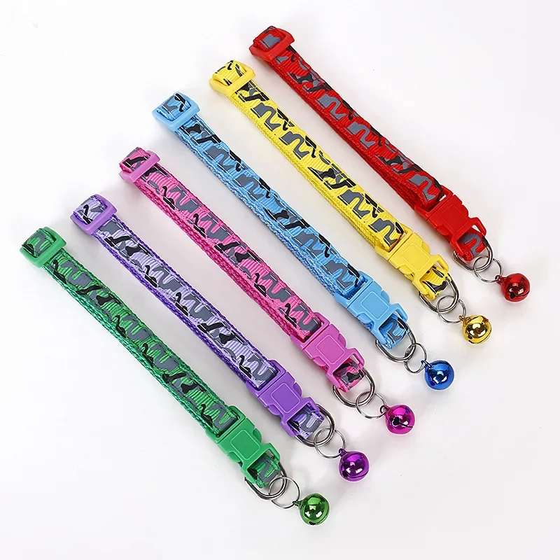Pet 1.0 Patch Collar Camouflage Bell Collar Cat Collar Spot Wholesale Factory Direct Sales