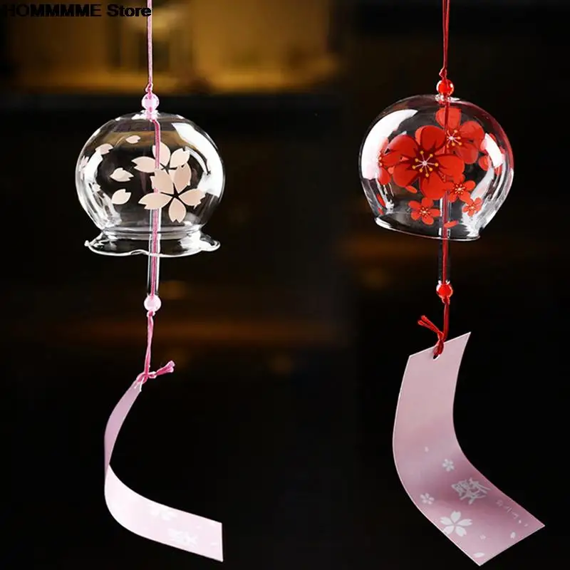 Wind Bell Japanese Wind Bell 1PC Japan Wind Chimes Handmade Glass Furin Home Decors Spa Kitchen Office Decor