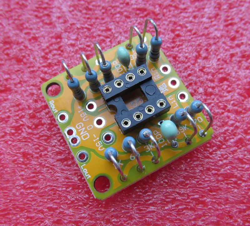 Scheda Preamplificatore DC Doppio OP PCB Per NE5532 OPA2134 OPA2604 AD826 – GCSUPERMARKET